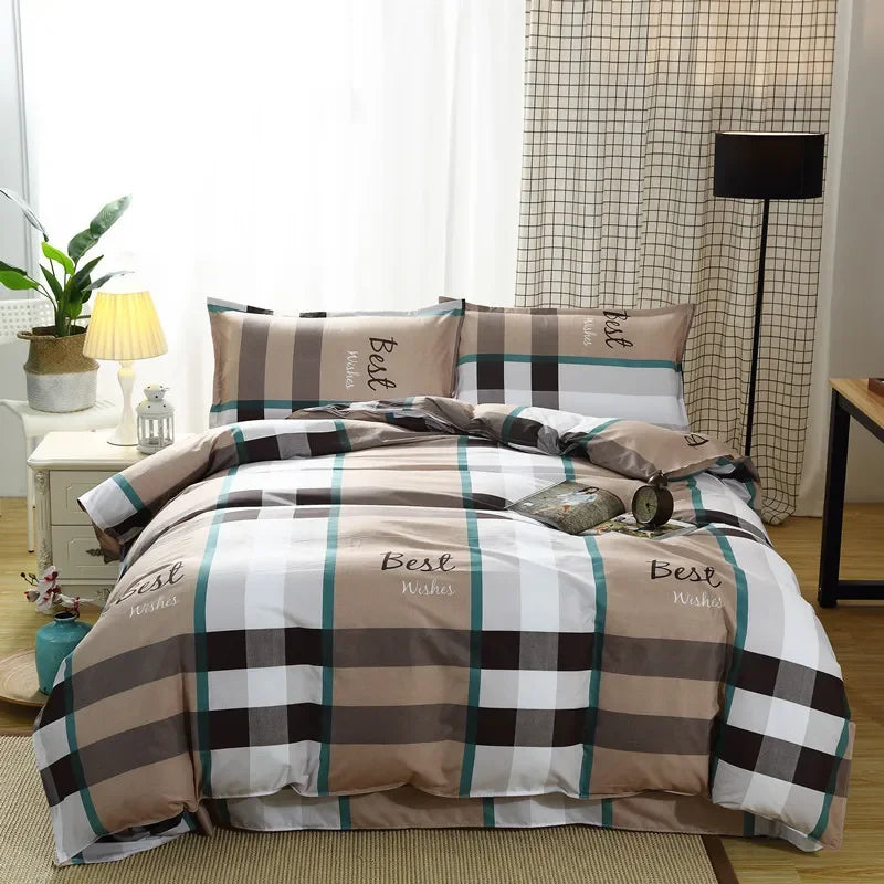Lovely Pattern Adults Kids Quilt Cover AB Double-sided Comforter Covers