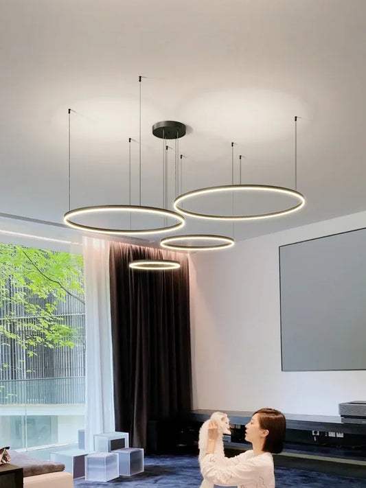 Modern Luxury Round Living Room Lights 2024 Bedroom Decor